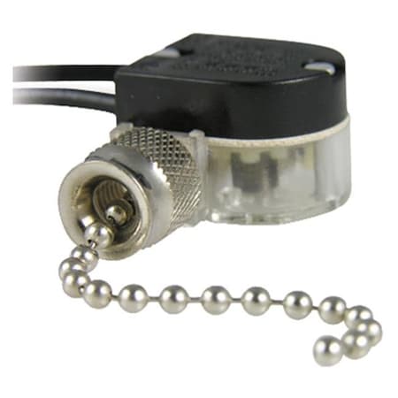 Vortex GSW-31 Pull Chain Switch; Nickel Plated VO595559